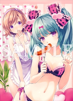 画像ギャラリー No.006のサムネイル画像 / 「ガンガンピクシーズ」,描き下ろし店舗特典イラストの完成版を公開