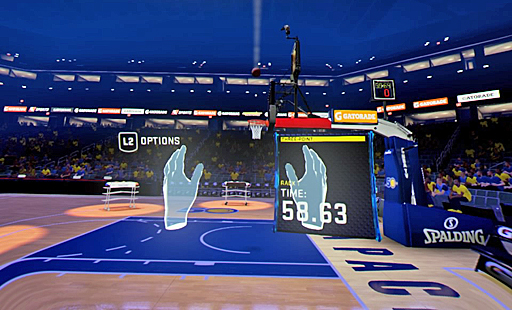 2kのps Vr専用バスケットゲーム Nba 2kvr エクスペリエンス のプレイレポート 大観衆が見守る夢のnbaアリーナでシュートゲームを楽しもう