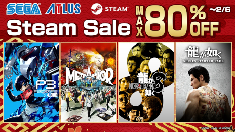 ���������꡼ No.001�Υ���ͥ������ / �֥᥿�ե�������ե��󥿥����פ�30�󥪥ա������ȥ��ȥ饹��PC�����ब�оݤΡ�SEGA YEAR OF THE SNAKE SALE�ס�Steam�ǳ�����