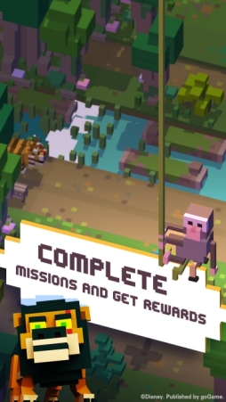 画像ギャラリー No.002のサムネイル画像 / go Game,ディズニー提供のスマホ向けゲームの東南アジア地域におけるパブリッシング権を獲得。第1弾「Disney クロッシーロード」が配信に