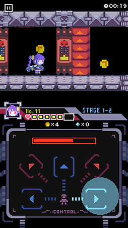 画像ギャラリー No.006のサムネイル画像 / サイボーグ少女,パズルに挑む。スマホ向けACT「Connect & Break」を紹介する「(ほぼ)日刊スマホゲーム通信」第1352回