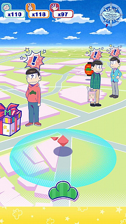 画像ギャラリー No.003のサムネイル画像 / 「おそ松さんぽ」が配信開始。全国各地に潜んだニート達をスマホ片手に探しに行こう! 1か月間限定で無料配信中