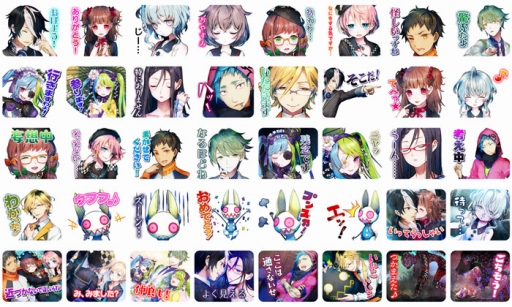 画像ギャラリー No.001のサムネイル画像 / アドベンチャーゲーム「追放選挙」のLINEスタンプが販売開始に