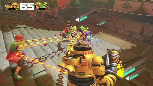 画像ギャラリー No.017のサムネイル画像 / Nintendo Switch「ARMS」のオンライン体験会「のびーるウデだめし」プレイレポート。長く伸びるアームがクロスしかち合う,新感覚のバトルを楽しもう!
