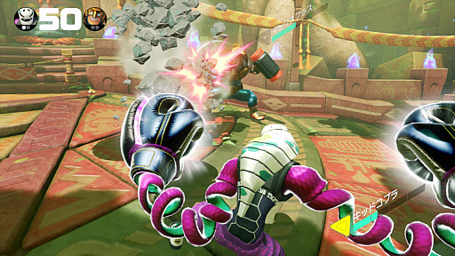 画像ギャラリー No.018のサムネイル画像 / コマンド入力音痴でも,反射神経が鈍くても,(なんとか)戦える! 格ゲーが苦手なオーバー40のおっさんは,いかにして「ARMS」にハマったか