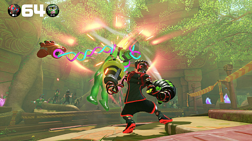 画像ギャラリー No.020のサムネイル画像 / コマンド入力音痴でも,反射神経が鈍くても,(なんとか)戦える! 格ゲーが苦手なオーバー40のおっさんは,いかにして「ARMS」にハマったか