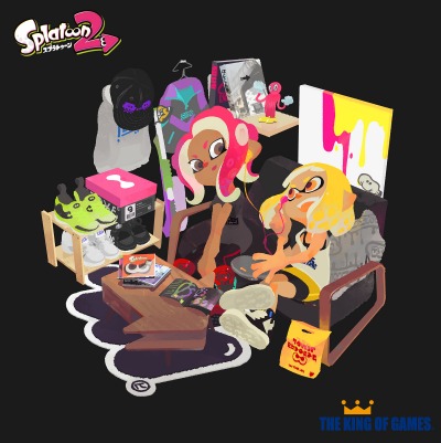 エディットモード スプラトゥーン2 モチーフのマットとソックスを3月29日に発売