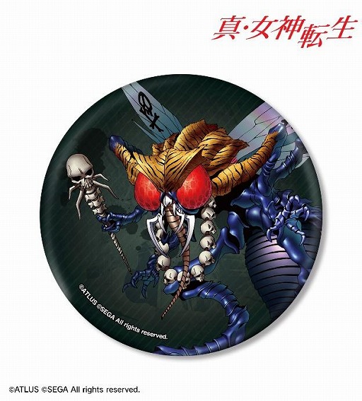 真・女神転生」シリーズの悪魔をデザインしたアクリルキーホルダーや缶