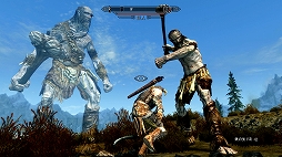 画像ギャラリー No.004のサムネイル画像 / トータルテンボスの藤田さん,巨人とドラゴンに挑む。Web番組「ちゃぶ台アフロ スカイリム編」の最終回が公開