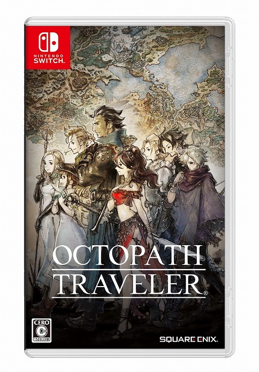 画像ギャラリー No.001のサムネイル画像 / 「OCTOPATH TRAVELER」，パッケージデザインが公開。レーティングはCERO「C」に確定