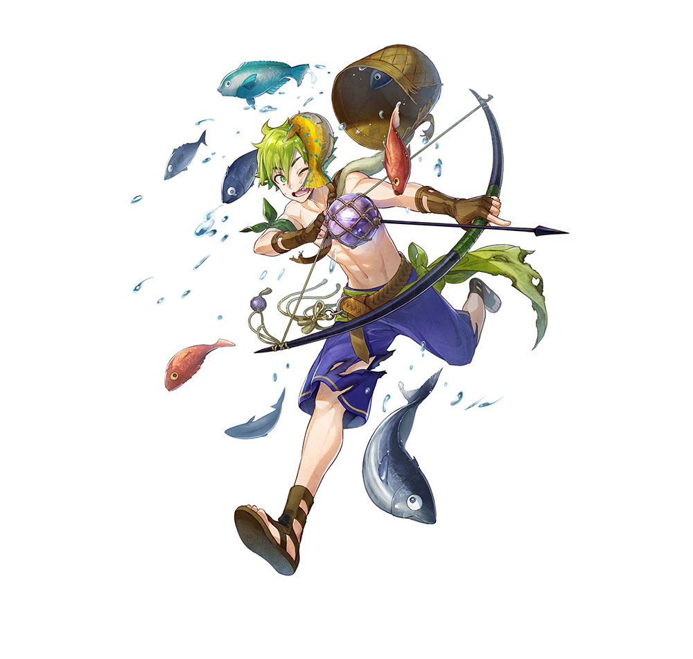 画像集 015 ファイアーエムブレム ヒーローズ に水着をまとったリン ウルスラら4人