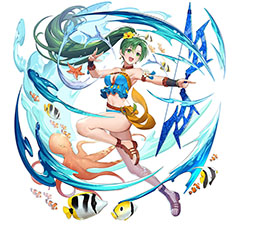 画像ギャラリー No.001のサムネイル画像 / 「ファイアーエムブレム ヒーローズ」に水着をまとったリン,ウルスラら4人の超英雄が登場。イベント「再起の夏」が本日16:00にスタート