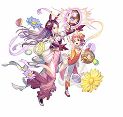 画像ギャラリー No.003のサムネイル画像 / 「ファイアーエムブレム ヒーローズ」に春祭りを楽しむイドゥン,ナーシェンら4人の超英雄達が3月18日に登場。うさ耳を着用した姿にも注目