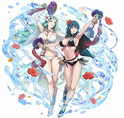 画像ギャラリー No.003のサムネイル画像 / ベレス,シルヴァンらが水着をまとった姿で参戦。「ファイアーエムブレム ヒーローズ」の超英雄召喚イベントが7月8日にスタート