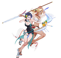 画像ギャラリー No.002のサムネイル画像 / 「ファイアーエムブレム ヒーローズ」,水着をまとったシャミア,エフラムらの参戦が決定。本日16:00に召喚イベントを開始