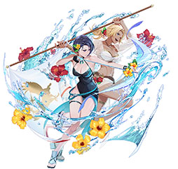 画像ギャラリー No.003のサムネイル画像 / 「ファイアーエムブレム ヒーローズ」,水着をまとったシャミア,エフラムらの参戦が決定。本日16:00に召喚イベントを開始