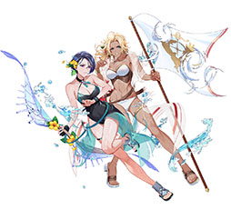 画像ギャラリー No.004のサムネイル画像 / 「ファイアーエムブレム ヒーローズ」,水着をまとったシャミア,エフラムらの参戦が決定。本日16:00に召喚イベントを開始