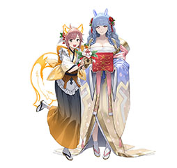 画像ギャラリー No.001のサムネイル画像 / 「ファイアーエムブレム ヒーローズ」に着物姿のヘイズルーンやターナたちが登場。2025年1月1日にスタートする召喚イベントの詳細が公開に