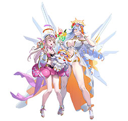 画像ギャラリー No.002のサムネイル画像 / 「ファイアーエムブレム ヒーローズ」,水着を着用したバルドルやヘズが登場。6月17日にスタートする超英雄召喚イベントの内容を紹介