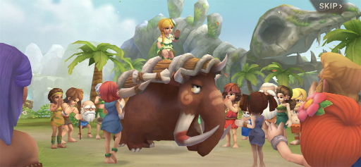 画像ギャラリー No.017のサムネイル画像 / 恐竜も登場する“石器時代”をテーマにした「ストーンエイジ ワールド」の開発チームリーダーにメールインタビュー