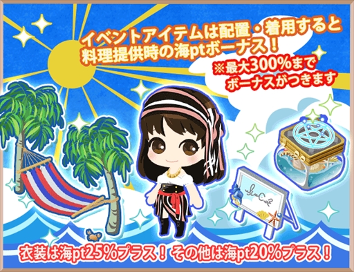 画像ギャラリー No.005のサムネイル画像 / 「異世界でカフェを開店しました。」,限定衣装がもらえるプレゼントキャンペーンを実施