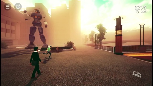 画像ギャラリー No.013のサムネイル画像 / フリック操作に連動したトリックが爽快! 2Dストリートスケボーゲーム「Skate City」に熱くなる!(今日から始めろApple Arcade #19)