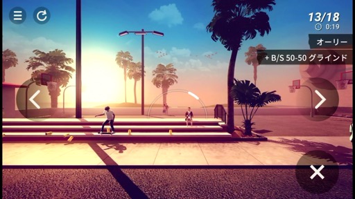 画像ギャラリー No.016のサムネイル画像 / フリック操作に連動したトリックが爽快! 2Dストリートスケボーゲーム「Skate City」に熱くなる!(今日から始めろApple Arcade #19)
