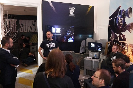 画像ギャラリー No.001のサムネイル画像 / 強化外骨格のアップグレードを楽しむ新作メレーコンバット「The Surge」のプレイアブルデモが出展