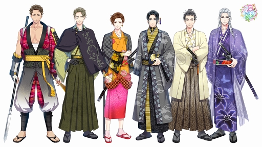 恋愛幕末カレシ 新キャラクター6人のビジュアルと声優陣を公開 恋愛幕末カレシ 新キャラクター6人のビジュアルと声優陣を公開