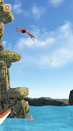 画像ギャラリー No.005のサムネイル画像 / 水面があれば場所はどこでもOK? 飛込競技がモチーフの「Flip Diving」を紹介する「(ほぼ)日刊スマホゲーム通信」第1336回