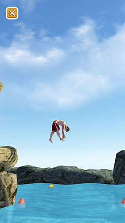 画像ギャラリー No.012のサムネイル画像 / 水面があれば場所はどこでもOK? 飛込競技がモチーフの「Flip Diving」を紹介する「(ほぼ)日刊スマホゲーム通信」第1336回