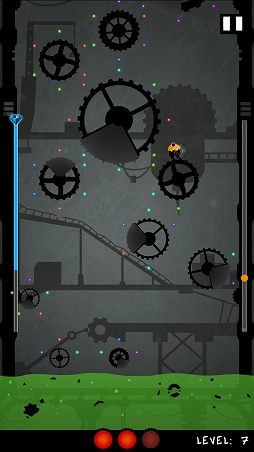 画像ギャラリー No.008のサムネイル画像 / “酸”が迫るスリル。廃鉱から地上への脱出を目指すアクションゲーム「Gear Miner」を紹介する「（ほぼ）日刊スマホゲーム通信」第1342回