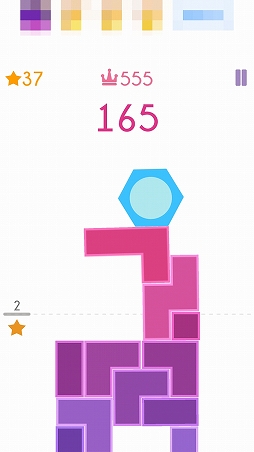 画像ギャラリー No.004のサムネイル画像 / 不安定なオブジェクトをうまく落とせるか。スマホ向けパズルゲーム「Six!」を紹介する「(ほぼ)日刊スマホゲーム通信」第1343回