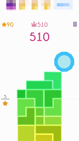 画像ギャラリー No.007のサムネイル画像 / 不安定なオブジェクトをうまく落とせるか。スマホ向けパズルゲーム「Six!」を紹介する「(ほぼ)日刊スマホゲーム通信」第1343回