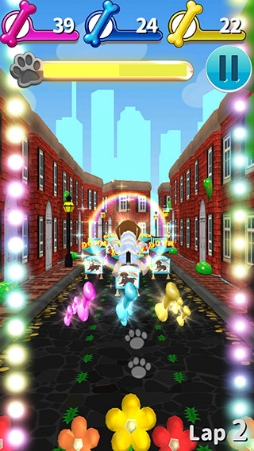 画像ギャラリー No.006のサムネイル画像 / わんこのスマホ向けランニングアクション「Little Doggy Run」が配信中