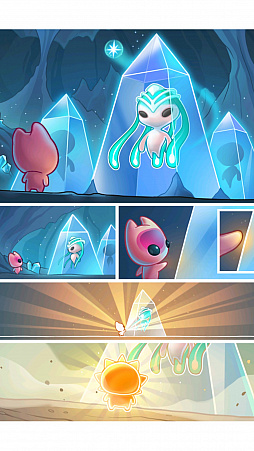 画像ギャラリー No.002のサムネイル画像 / エイリアンを滑らせて敵の撃破を狙う。スマホ向けパズルゲーム「Alien Path」を紹介する「(ほぼ)日刊スマホゲーム通信」第1344回