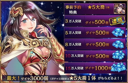 画像ギャラリー No.001のサムネイル画像 / 「ドラゴンハート」,事前登録者数が3万人を突破