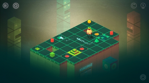 画像ギャラリー No.006のサムネイル画像 / ロボの主人公「ルーフぃ」を操作するスマホ向けパズルゲーム「Roofbot」を紹介する「（ほぼ）日刊スマホゲーム通信」第1349回