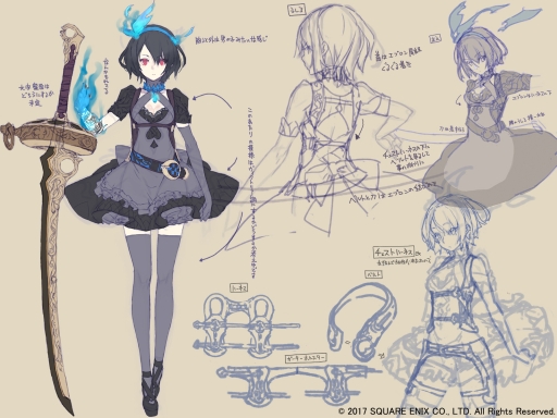 画像ギャラリー No.003のサムネイル画像 / 「SINoALICE」の事前登録者数が7万人を突破&アリスなど4キャラのデザイン画が公開。ヨコオタロウ氏とジノ氏のコメントも