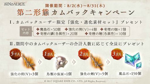 ���������꡼ No.006�Υ���ͥ������ / ��SINoALICE�ץ��������ब8��3����������꡼������NieR��Automata�פȤΥ���ܤ�8��24���˳��Ϸ���