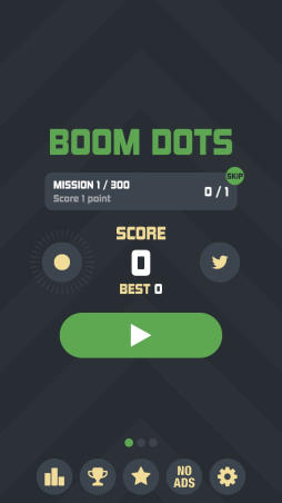 画像ギャラリー No.002のサムネイル画像 / タイミングが命! スマホ向けタップアクションゲーム「Boom Dots」を紹介する「(ほぼ)日刊スマホゲーム通信」第1350回