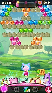 画像ギャラリー No.010のサムネイル画像 / バブルシューター系のアプリ「キティポップ」，iOS版が配信開始