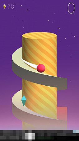 画像ギャラリー No.002のサムネイル画像 / 回って下ってジャンプして。スマホ向けアクションゲーム「Spiral」を紹介する「(ほぼ)日刊スマホゲーム通信」第1356回