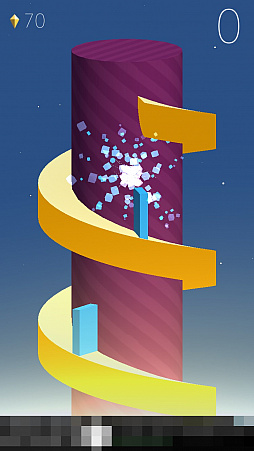 画像ギャラリー No.004のサムネイル画像 / 回って下ってジャンプして。スマホ向けアクションゲーム「Spiral」を紹介する「(ほぼ)日刊スマホゲーム通信」第1356回