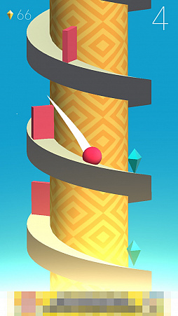 画像ギャラリー No.005のサムネイル画像 / 回って下ってジャンプして。スマホ向けアクションゲーム「Spiral」を紹介する「(ほぼ)日刊スマホゲーム通信」第1356回