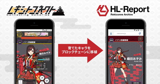 画像ギャラリー No.001のサムネイル画像 / サービス終了した「レキシトコネクト」,キャラクターの閲覧アプリ「HL-Report」がリリース