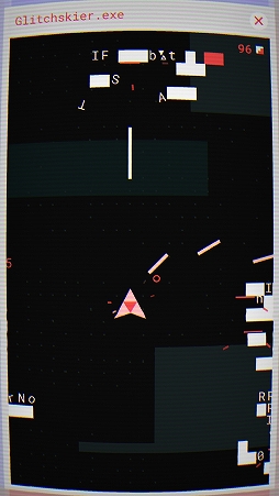 画像ギャラリー No.006のサムネイル画像 / まるでブラウン管。スマホ向けSTG「Glitchskier」を紹介する「(ほぼ)日刊スマホゲーム通信」第1355回