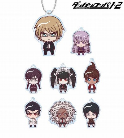 画像ギャラリー No.008のサムネイル画像 / 「ダンガンロンパ1・2 Reload」のゆらゆらアクリルスタンド&キーホルダー,缶バッジの受注を開始