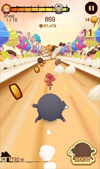 画像ギャラリー No.002のサムネイル画像 / 新作ランゲーム「コロコロオオカミと赤ずきん」,iOS/Android版が配信中