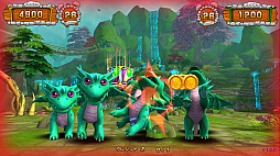 画像ギャラリー No.004のサムネイル画像 / キッズ向けアーケードゲーム「ピンポン ザウルスハンター」が稼働開始。ピンポン玉を発射して恐竜を退治